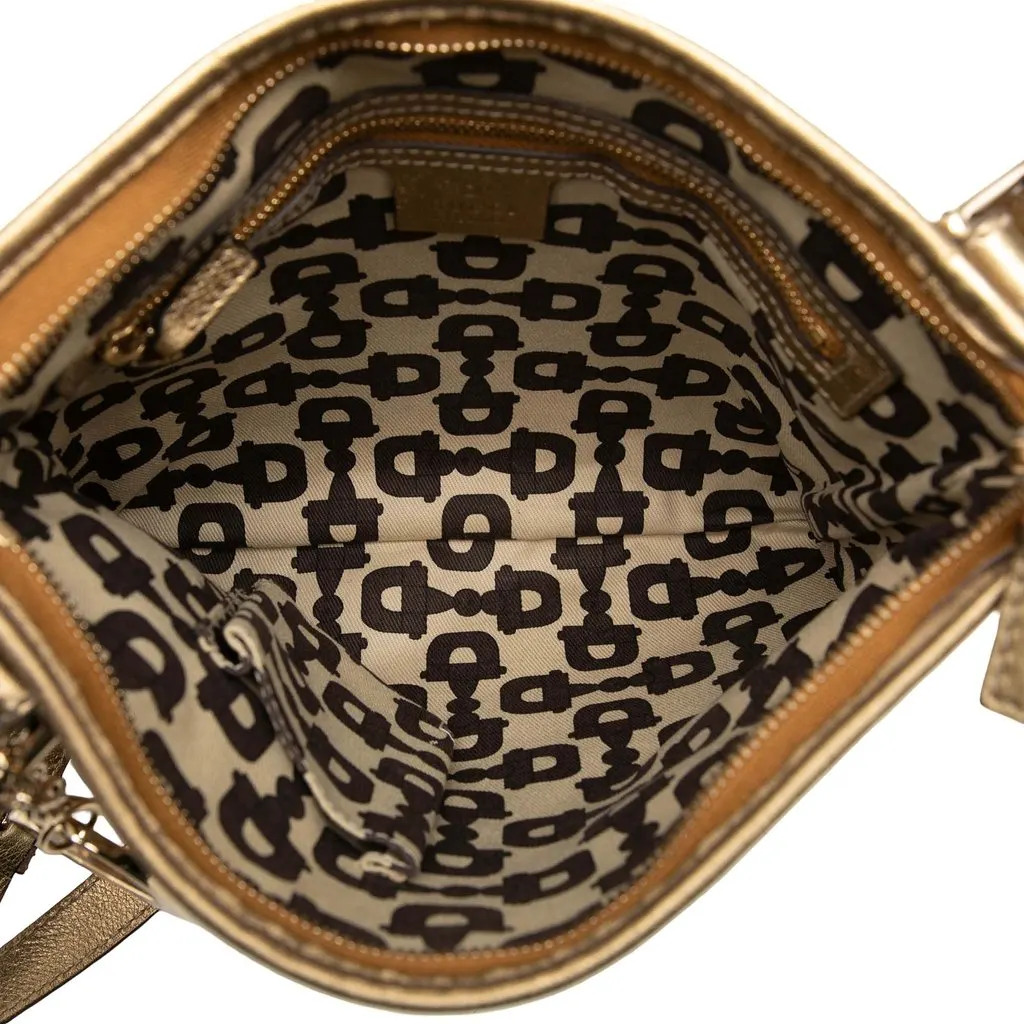 Gucci GG Canvas Jolicoeur Crossbody Beige Canvas Very good - Model View