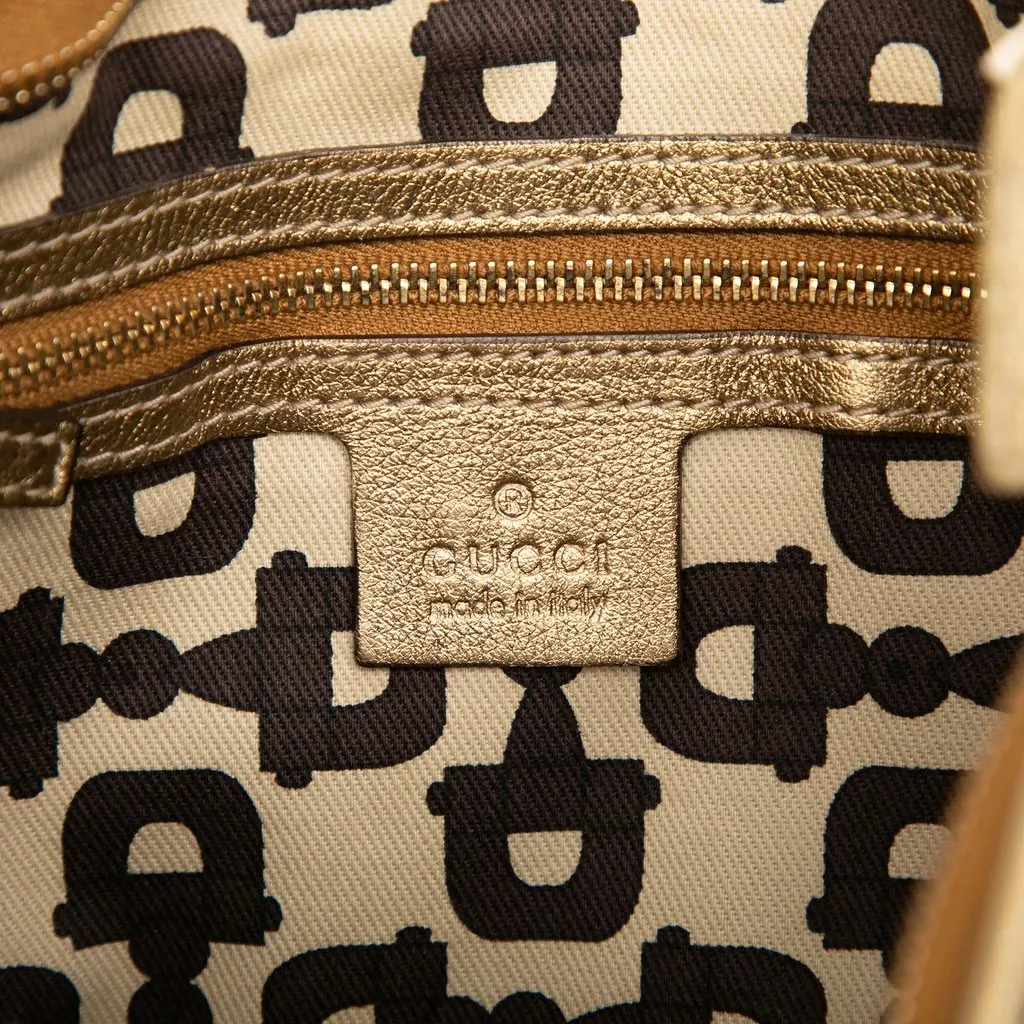 Gucci GG Canvas Jolicoeur Crossbody Beige Canvas Very good - Box View