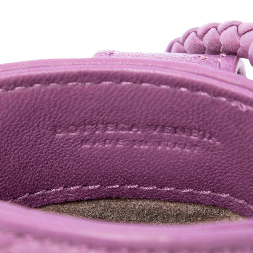 Bottega Veneta Nappa Intrecciato Phone Holder Purple Leather Good - Box View