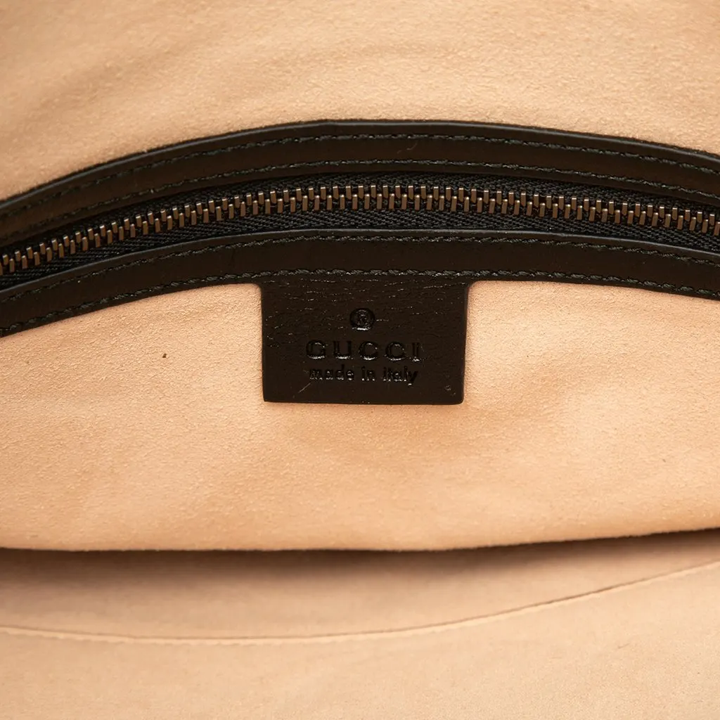 Gucci Large GG Marmont Matelasse Calfskin Slim Tote Black Leather Very good - Box View