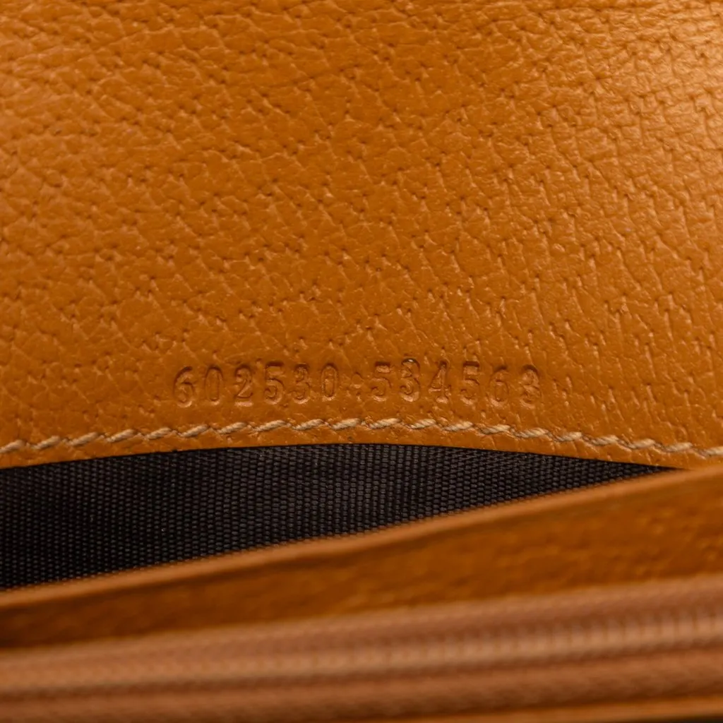 Gucci Disney Micro GG Supreme Mickey Mouse Continental Wallet Brown Very good - Box View