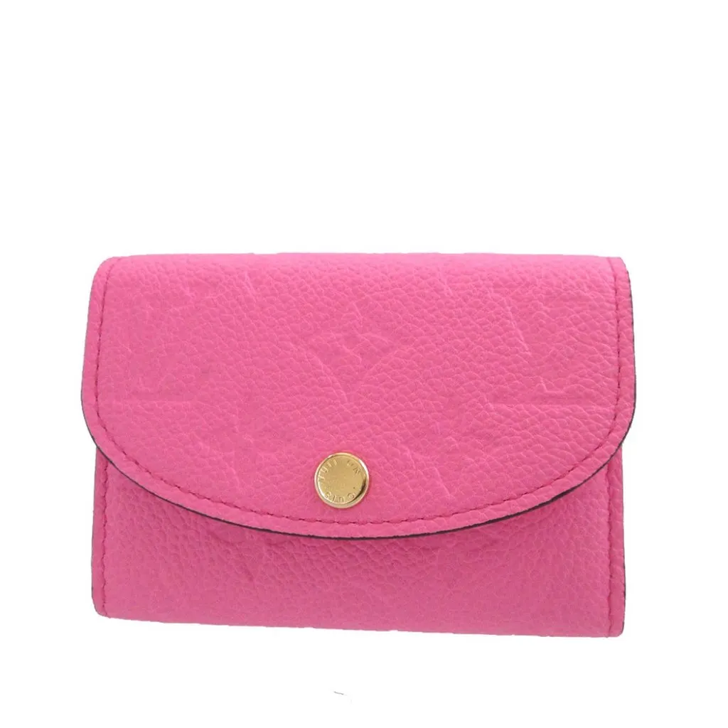 Louis Vuitton Monogram Empreinte Rosalie Coin Purse Pink Leather Very good - Front View