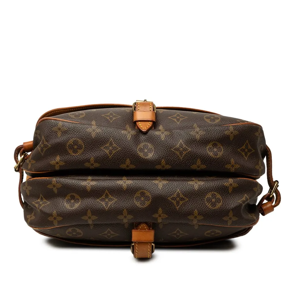 Louis Vuitton Monogram Saumur 25 Brown Canvas Good - Inside View