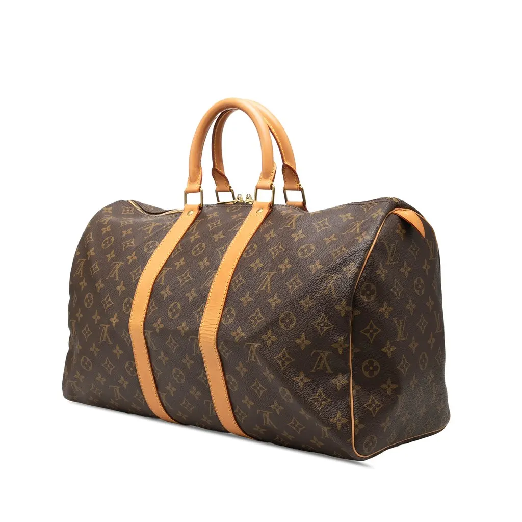Louis Vuitton Monogram Keepall 45 Brown Very good - Back View