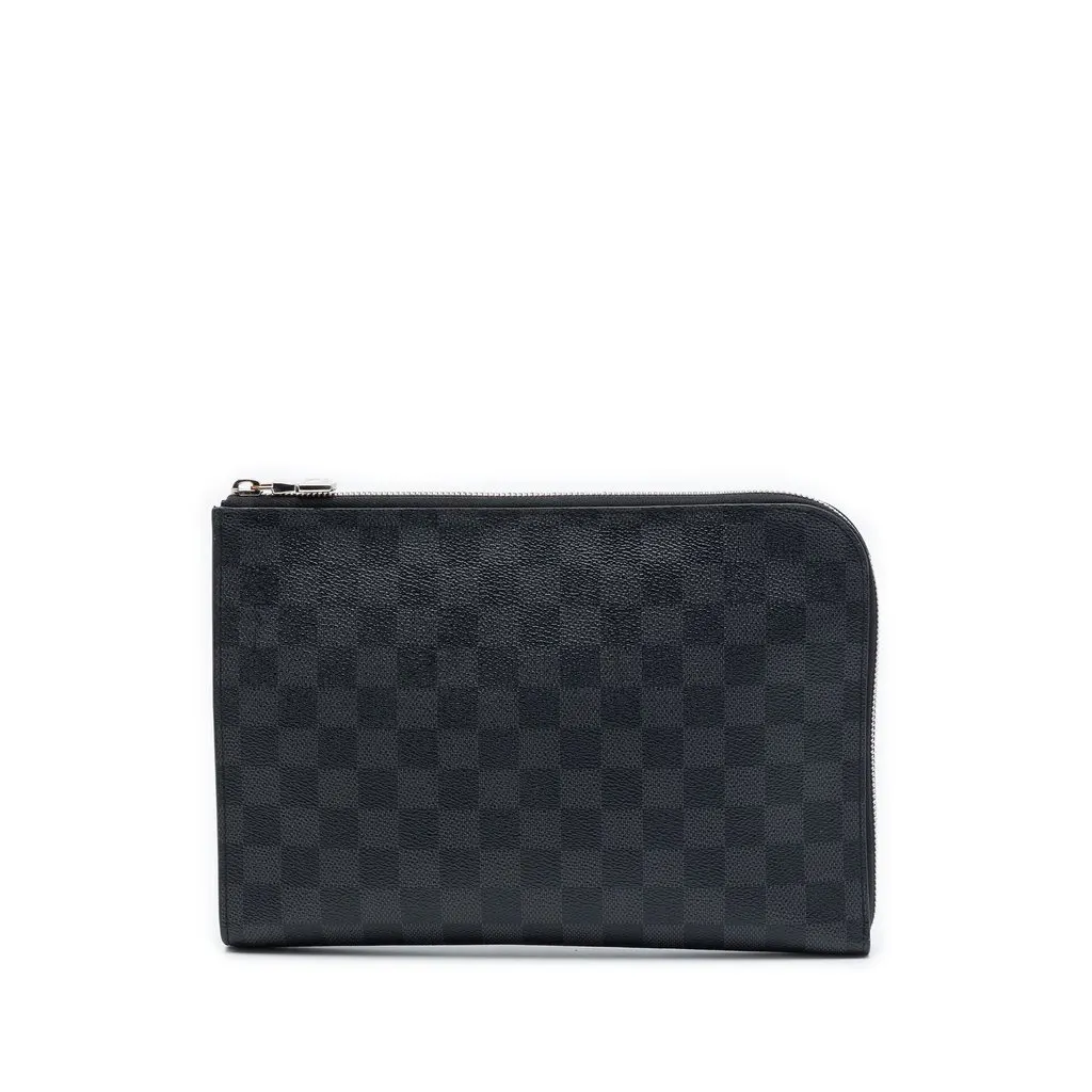 Louis Vuitton Damier Graphite Pochette Jour MM Black Very good - Front View