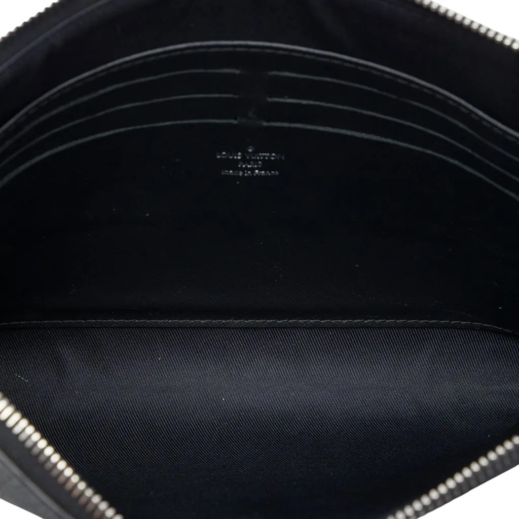 Louis Vuitton Damier Graphite Pochette Jour MM Black Very good - Model View