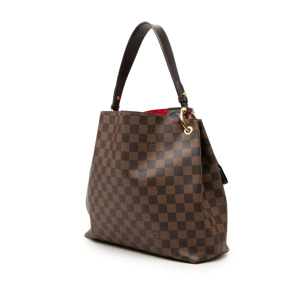 Louis Vuitton Damier Ebene Graceful PM Brown Canvas Very good - Back View