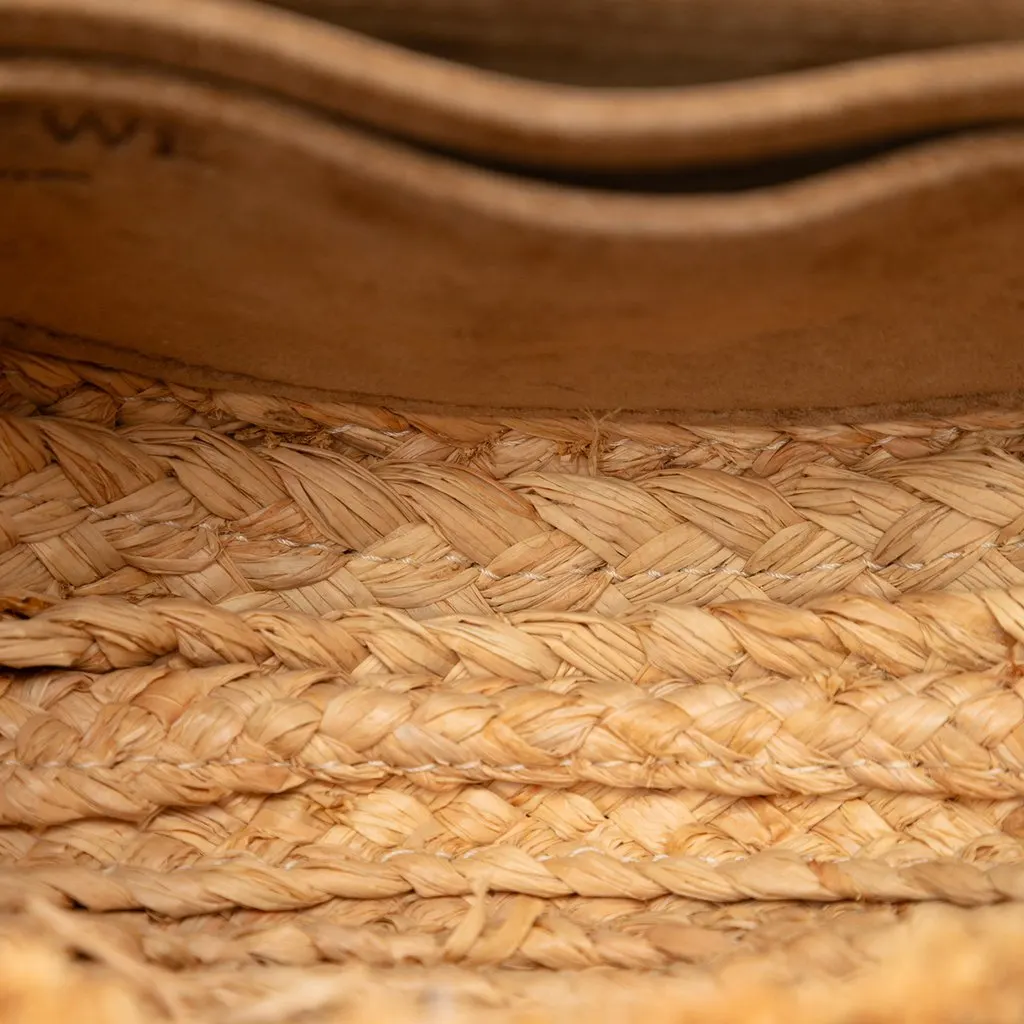 Loewe Mini Raffia Gate Crossbody Beige Very good - Model View