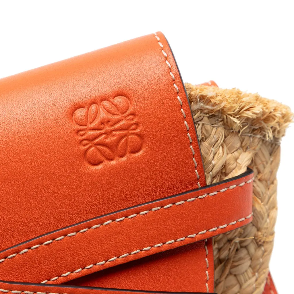 Loewe Mini Raffia Gate Crossbody Beige Very good - Box View