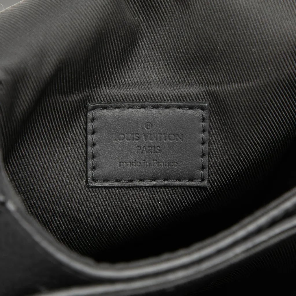 Louis Vuitton Monogram Taurillon Vertical Trunk Wearable Wallet Black Leather Very good - Box View