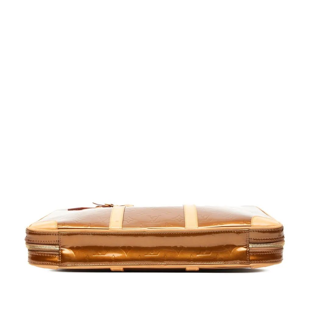 Louis Vuitton Monogram Vernis Van Damme Brown Leather Good - Inside View
