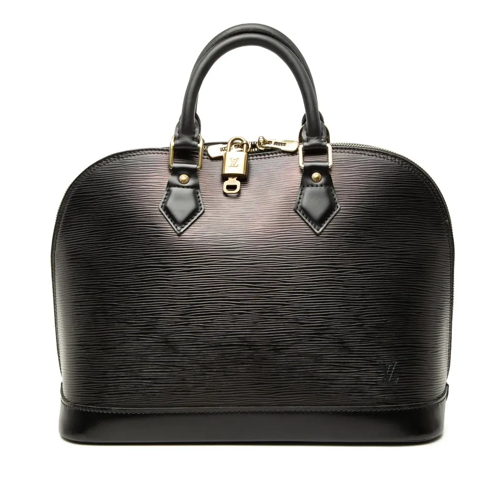 Louis Vuitton Epi Alma PM Black Leather Very good - Front View