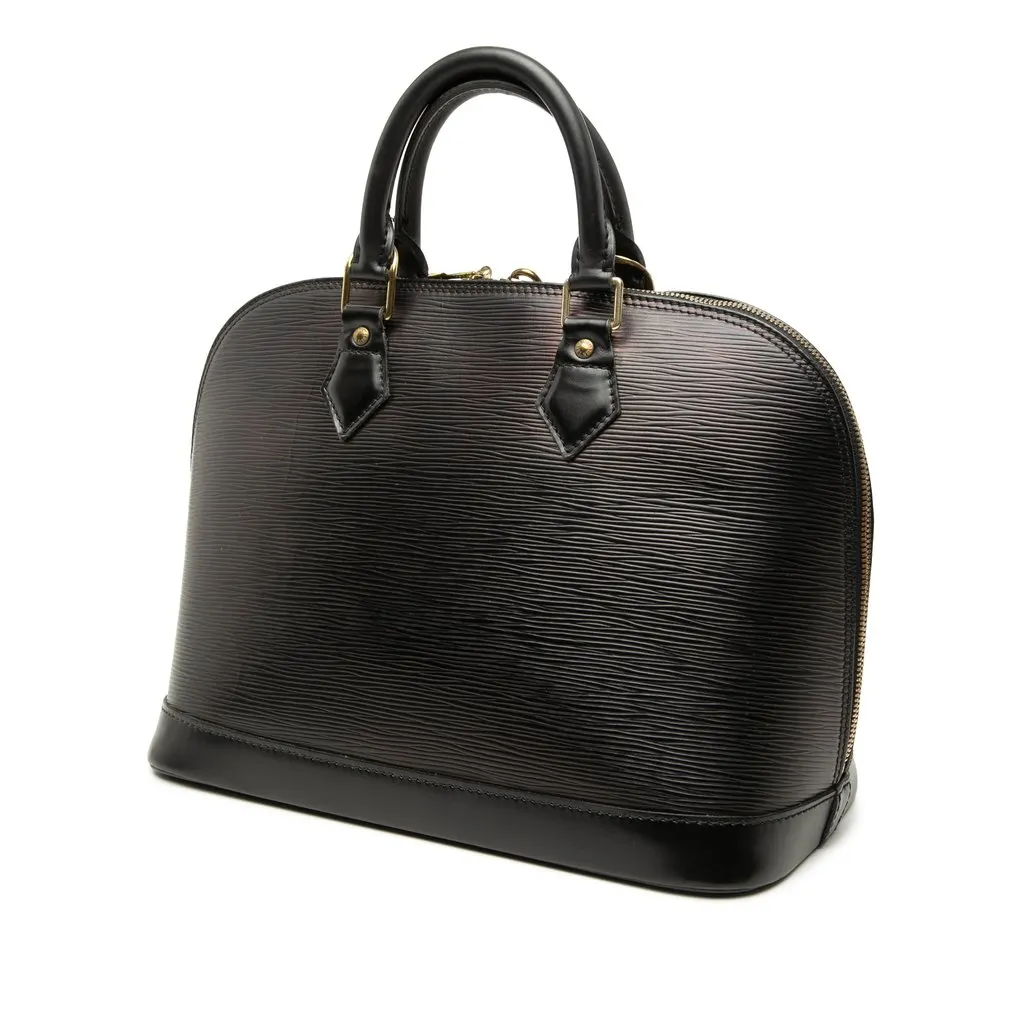Louis Vuitton Epi Alma PM Black Leather Very good - Back View