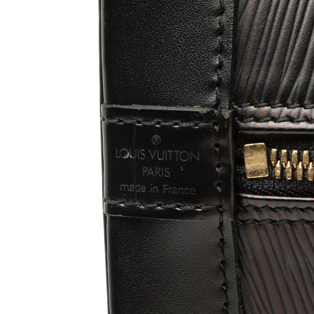 Louis Vuitton Epi Alma PM Black Leather Very good - Box View
