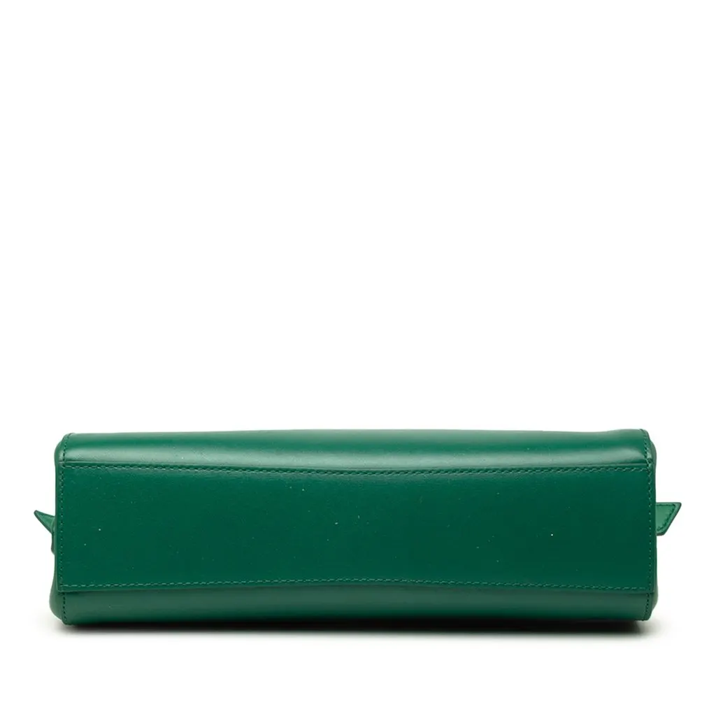 Bottega Veneta Calfskin The Tip Shoulder Bag Green Leather Very good - Inside View