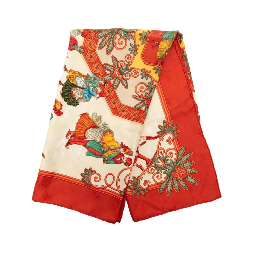 Hermès Joies d Hiver Silk Scarf 90