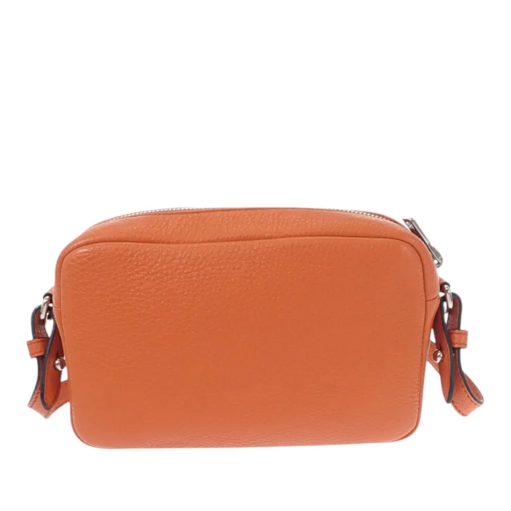 Prada Vitello Daino Soft Crossbody Orange Leather Very good - Back View
