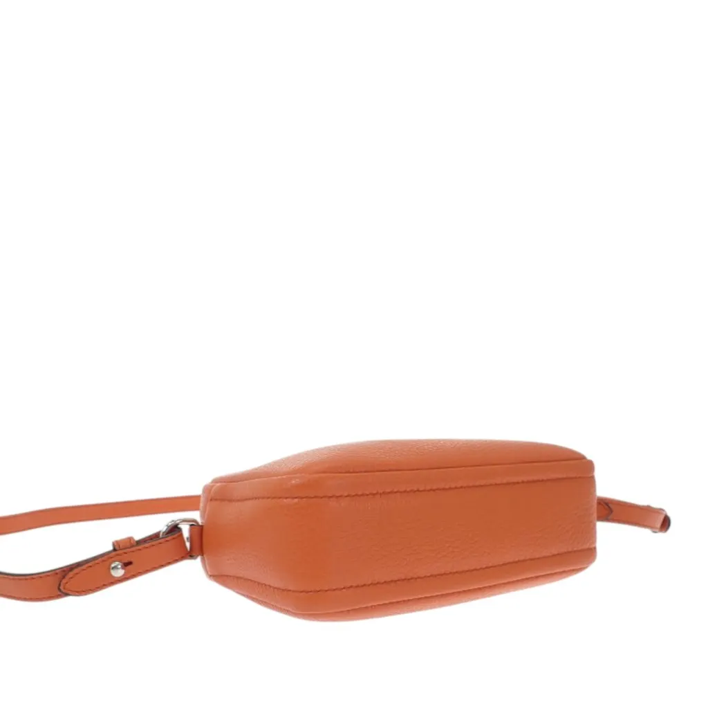Prada Vitello Daino Soft Crossbody Orange Leather Very good - Inside View