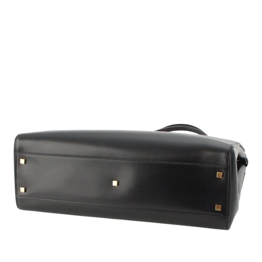 Saint Laurent Smooth Calfskin Manhattan North South Shopper Tote Black Leather Very good - Box View