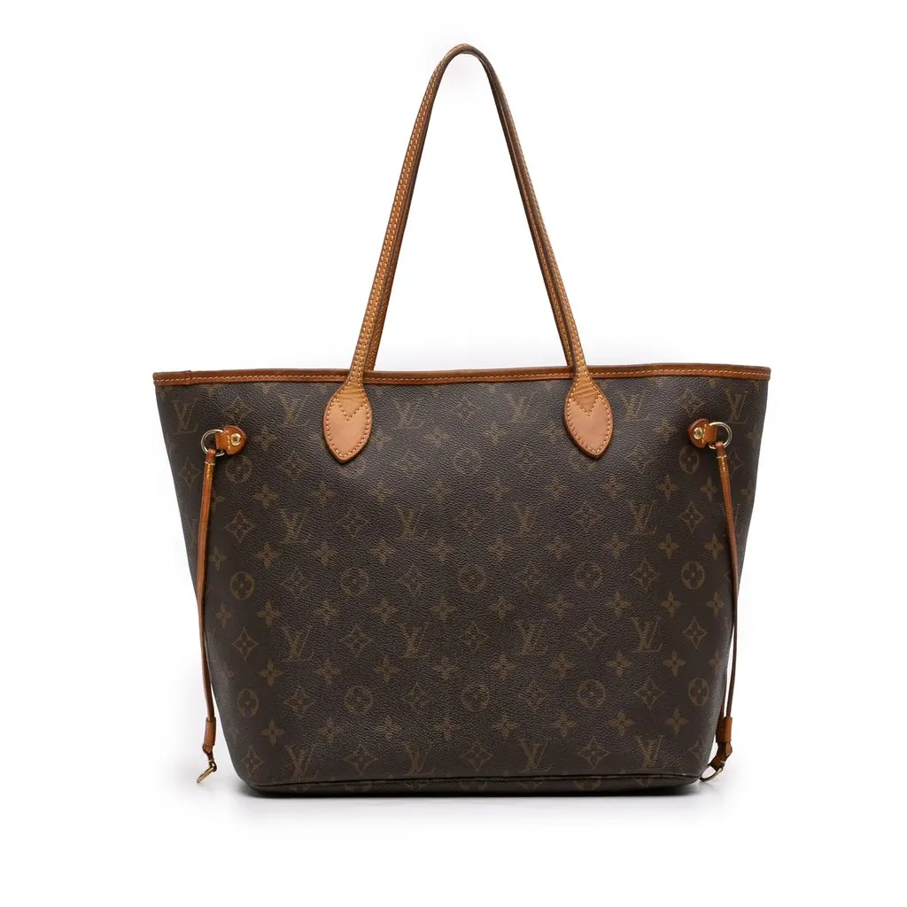 Louis Vuitton Monogram Neverfull MM Brown Very good - Front View