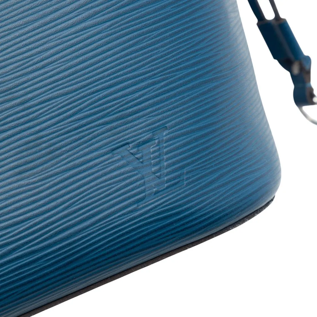 Louis Vuitton Epi Neverfull MM Blue Leather Very good - Box View