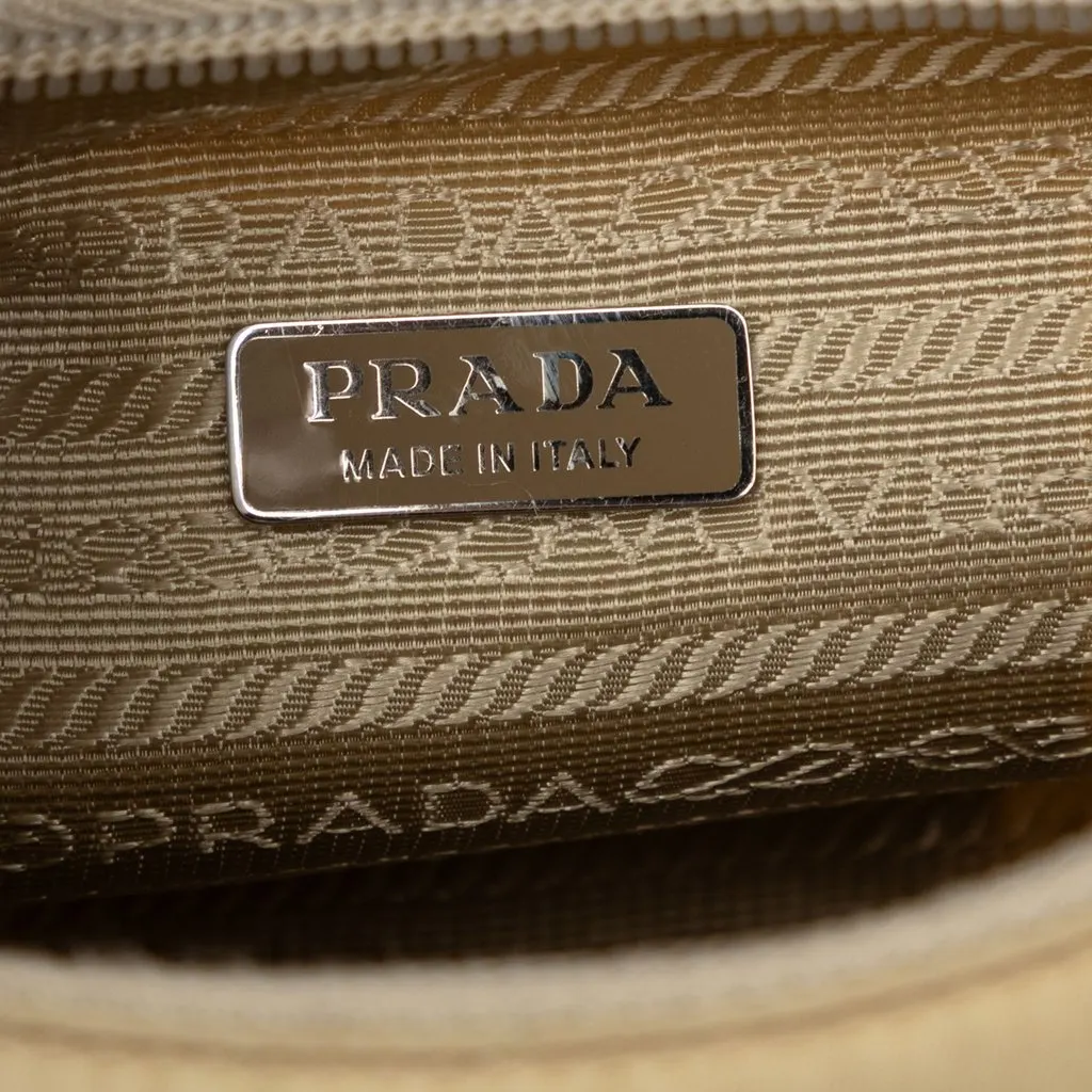 Prada Mini Tessuto Re Edition 2000 Shoulder Bag Beige Very good - Box View