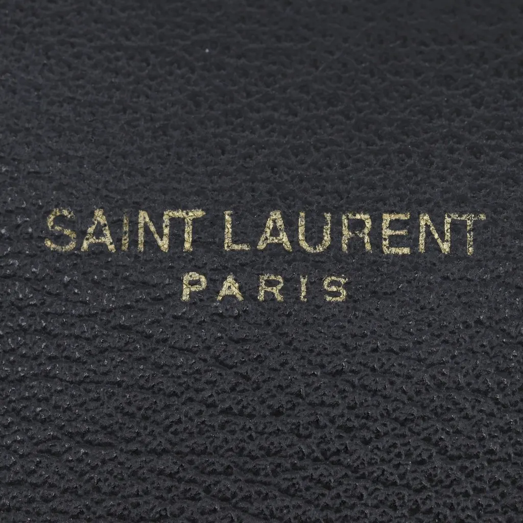 Saint Laurent Toy Leather North South Shopping Tote Black Leather Very good - Box View