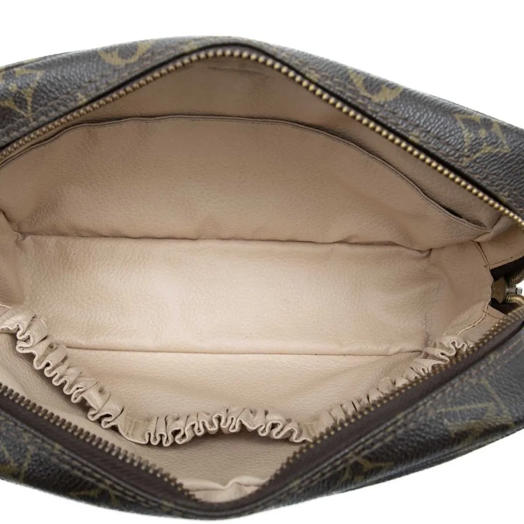 Louis Vuitton Monogram Macassar Toilet Pouch GM Brown Very good - Model View