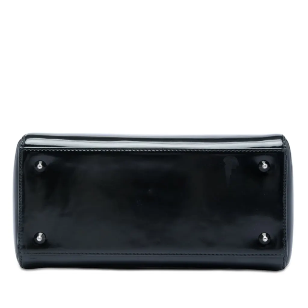 Dior Medium Patent Lady Dior Black Leather Very good - Inside View