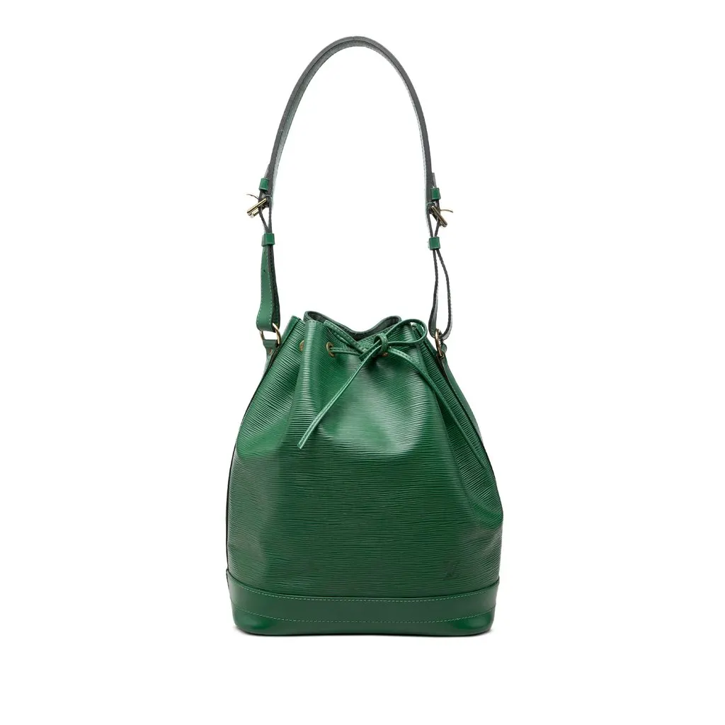 Louis Vuitton Epi Noe GM Green Leather Good - Front View