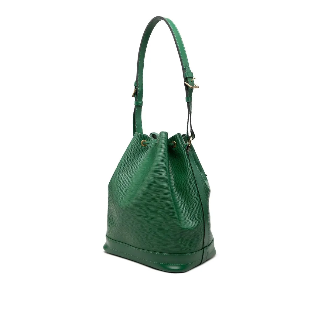 Louis Vuitton Epi Noe GM Green Leather Good - Back View