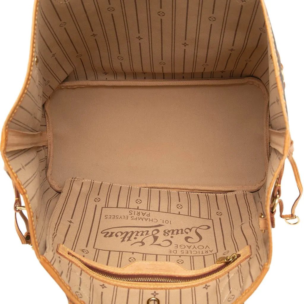Louis Vuitton Monogram Neverfull MM Brown Good - Model View
