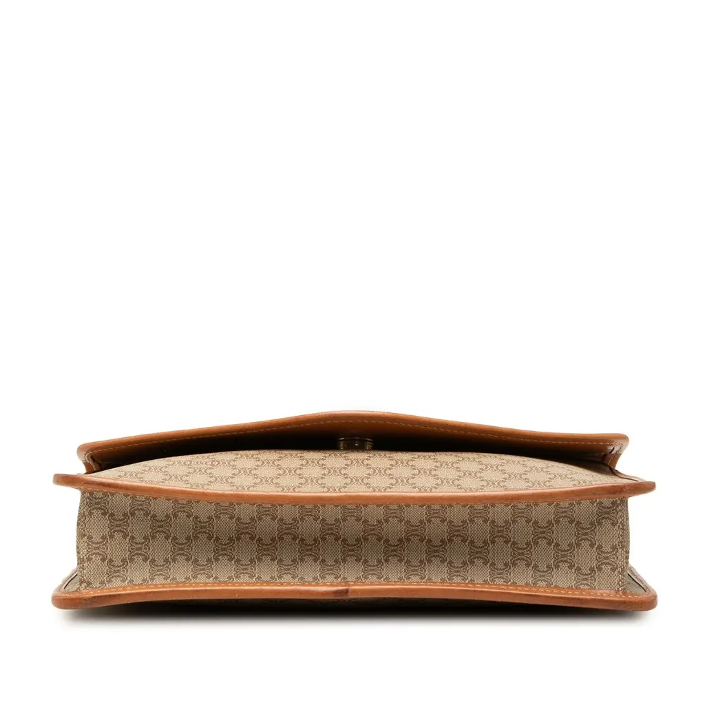 Celine Macadam Coated Canvas Crossbody Beige Canvas Very good - Inside View