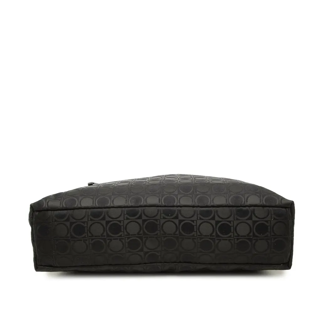 Salvatore Ferragamo Gancini Nylon Tote Black Polyamide Very good - Inside View