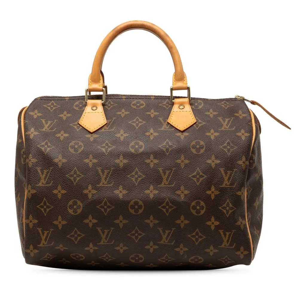 Louis Vuitton Monogram Speedy 30 Brown Very good - Front View