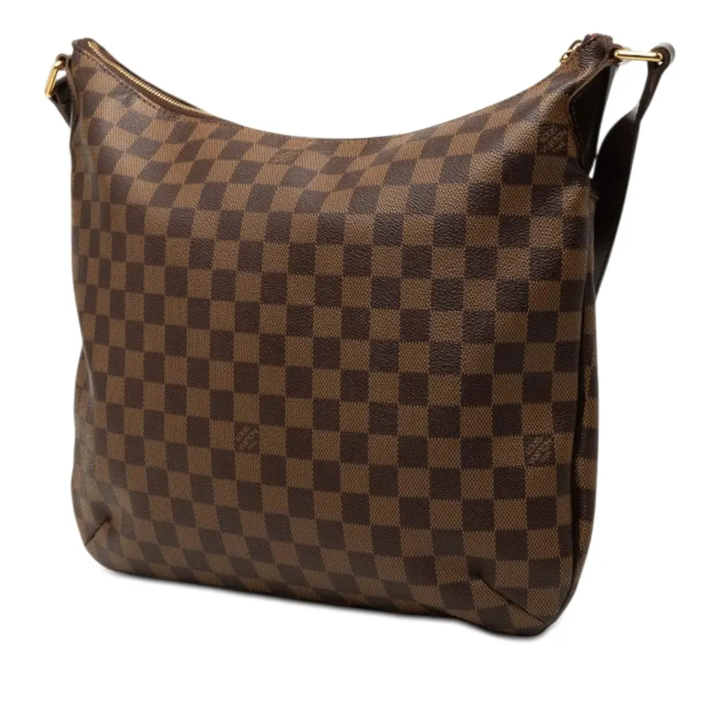 Louis Vuitton Damier Ebene Bloomsbury GM Brown Canvas Good - Back View