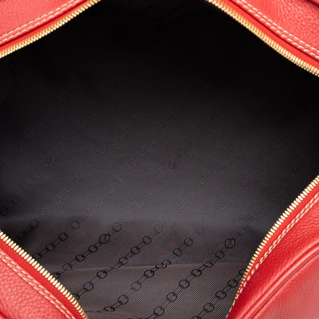 Louis Vuitton Tobago Carryall Red Leather Good - Model View