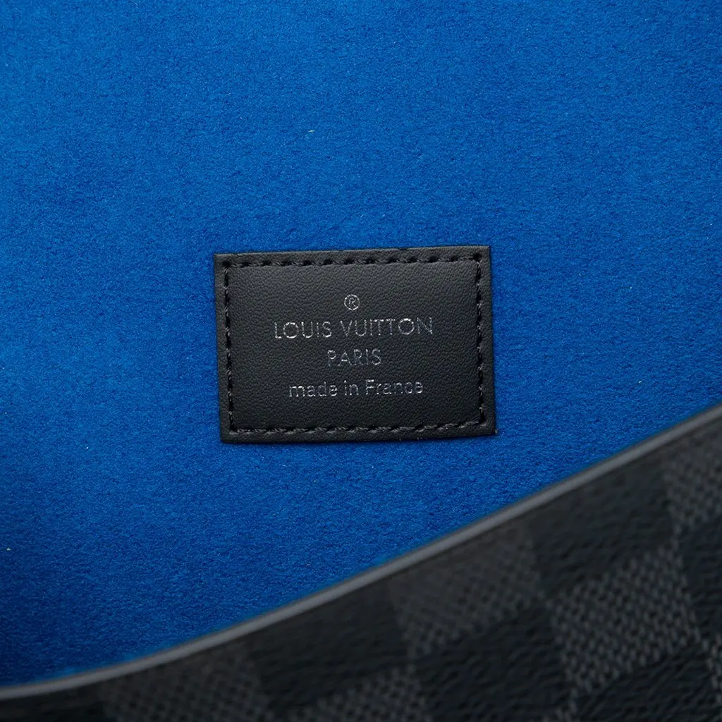 Louis Vuitton Damier Graphite Alpha Pochette GM Black Very good - Box View