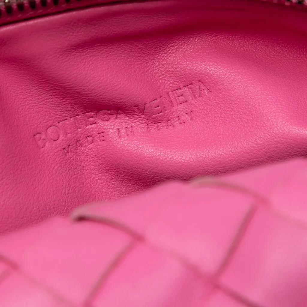 Bottega Veneta Mini Nappa Intrecciato Jodie Pink Leather Very good - Box View