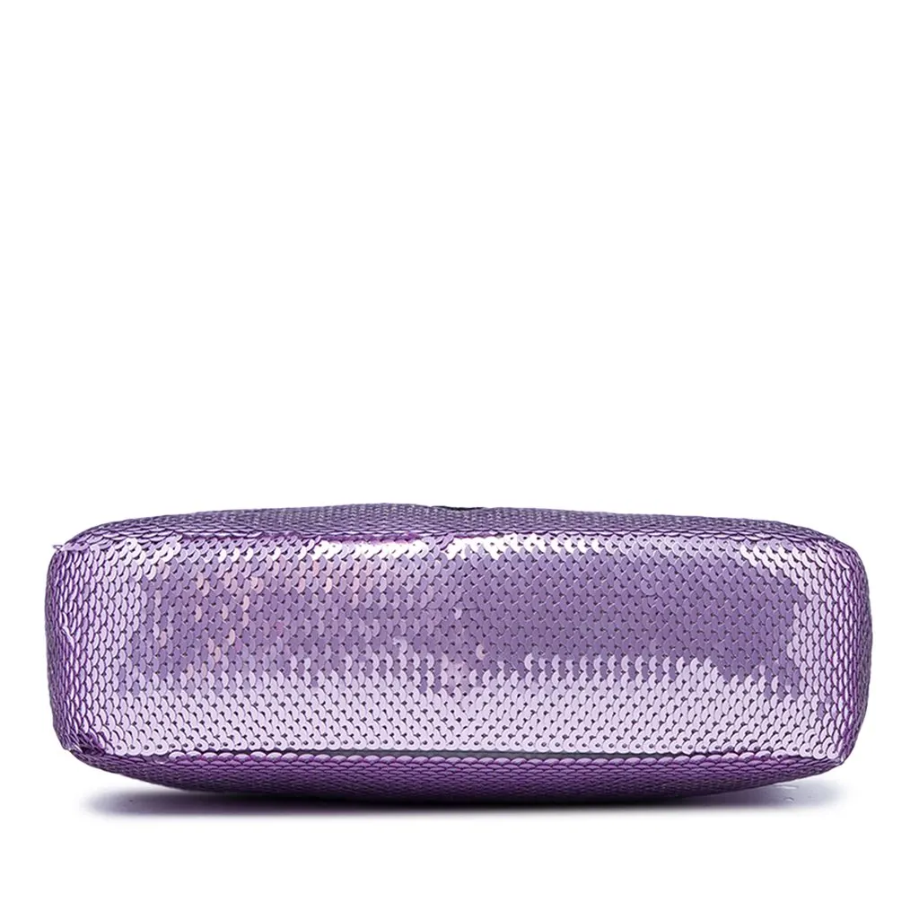 Prada Mini Re Nylon Paillettes Sequin Re Edition 2000 Shoulder Bag Purple Polyamide Very good - Inside View