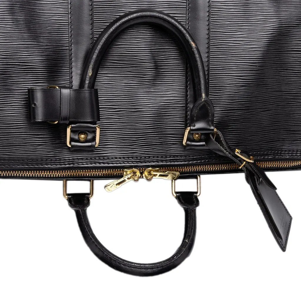 Louis Vuitton Epi Keepall 45 Black Leather Good - Box View