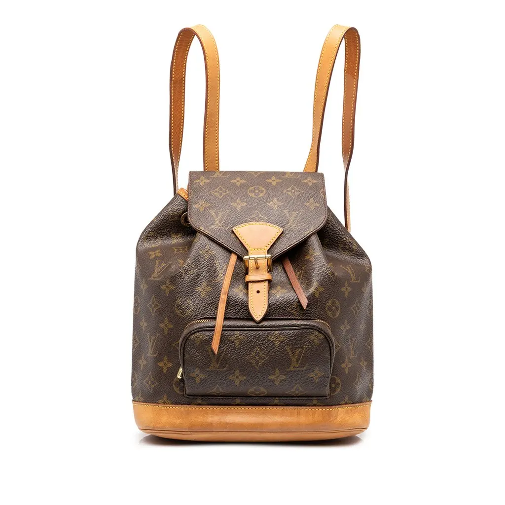 Louis Vuitton Monogram Montsouris MM Brown Canvas Very good - Front View