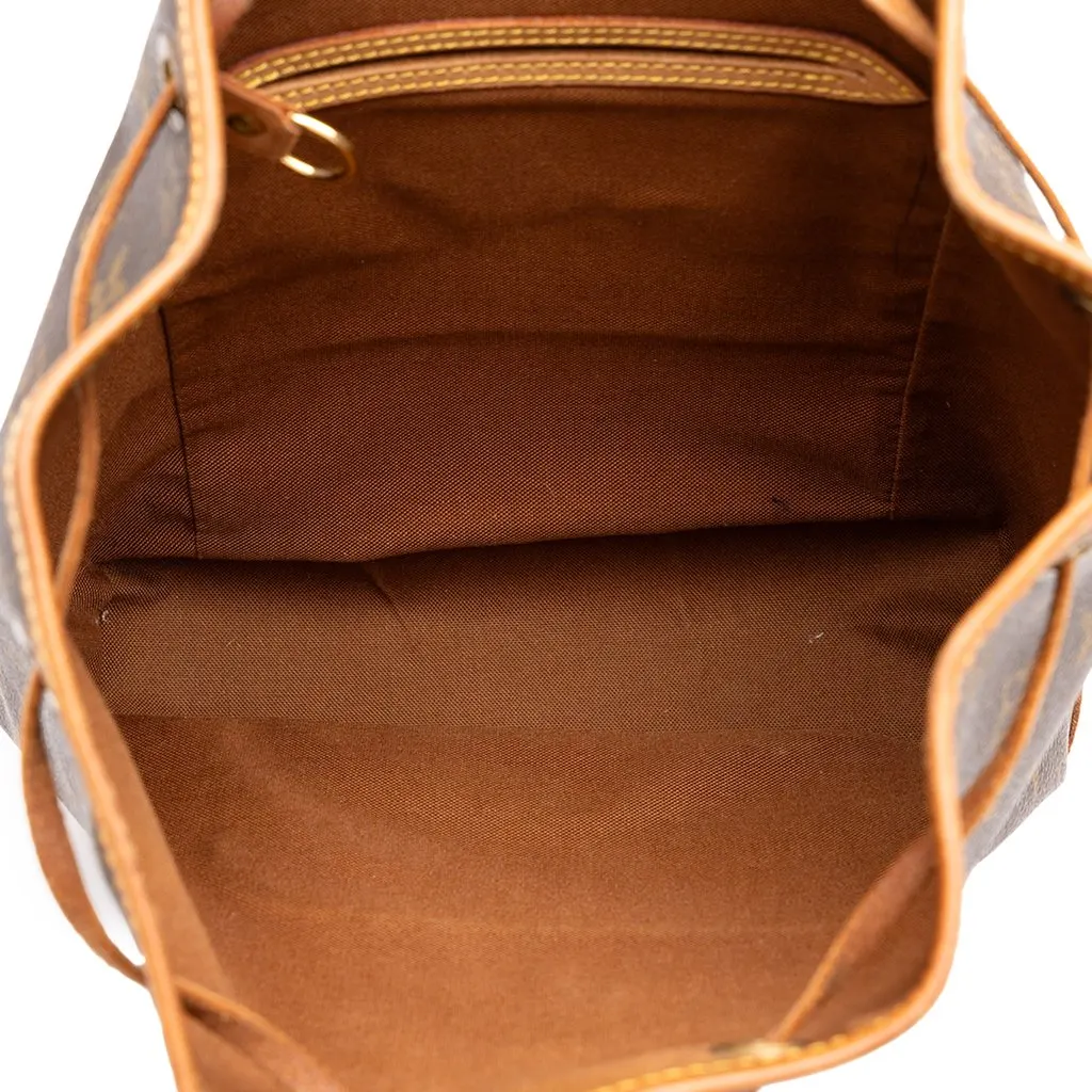 Louis Vuitton Monogram Montsouris MM Brown Canvas Very good - Model View