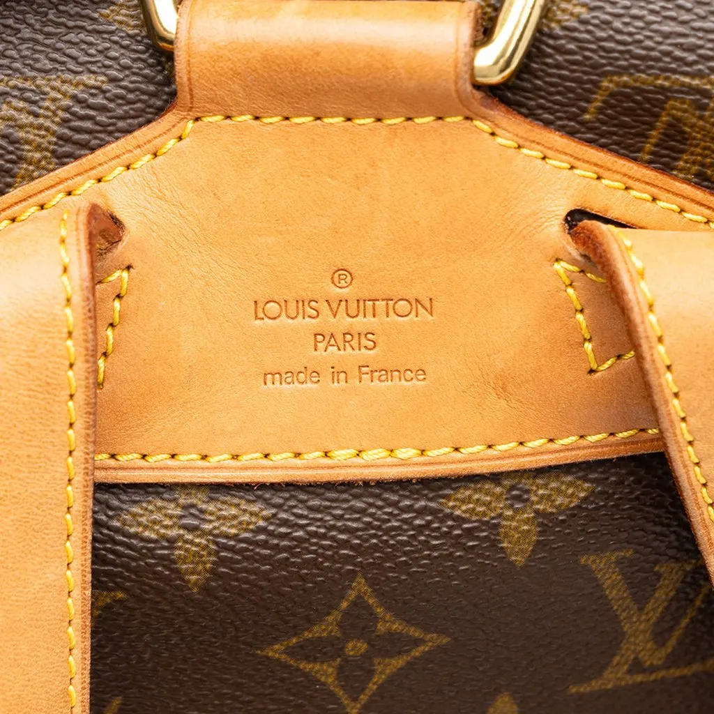 Louis Vuitton Monogram Montsouris MM Brown Canvas Very good - Box View