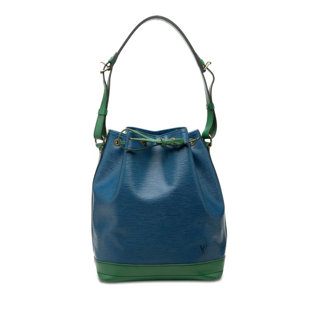 Louis Vuitton Epi Bicolor Noe GM Blue Leather Good - Front View