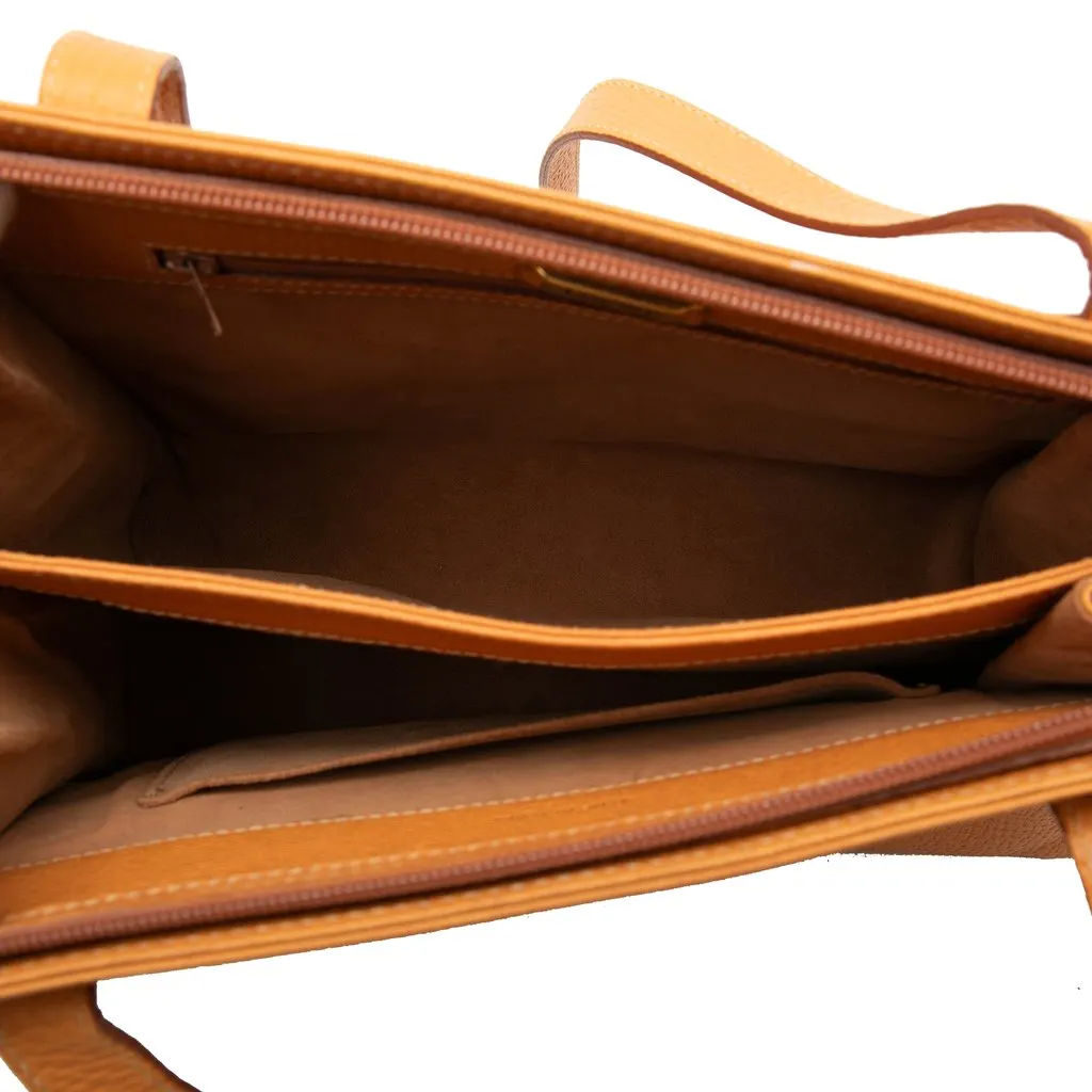LOEWE Leather Tote Yellow Leather Very good - Model View