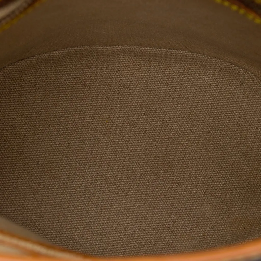 Louis Vuitton Monogram Petit Bucket Brown Canvas Good - Model View