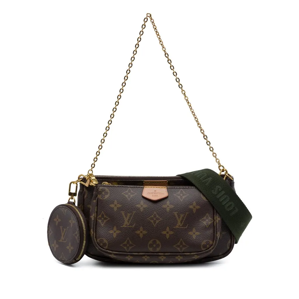 Louis Vuitton Monogram Multi Pochette Accessoires Brown Very good - Front View
