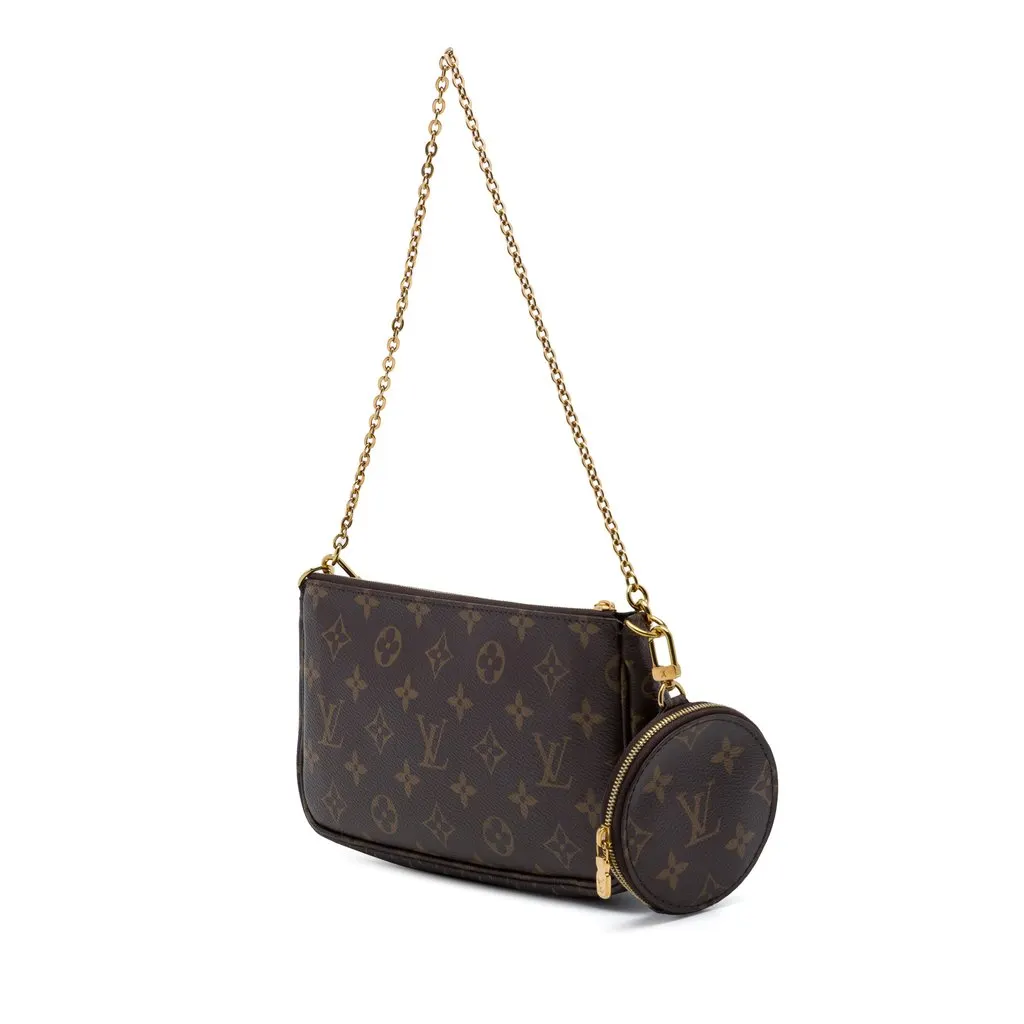 Louis Vuitton Monogram Multi Pochette Accessoires Brown Very good - Back View