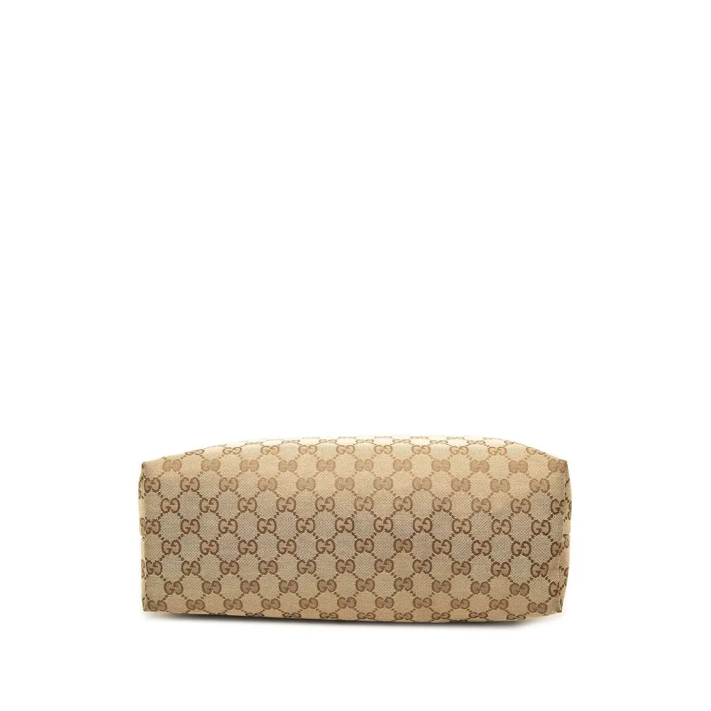 Gucci GG Canvas Web Crossbody Beige Canvas Very good - Inside View